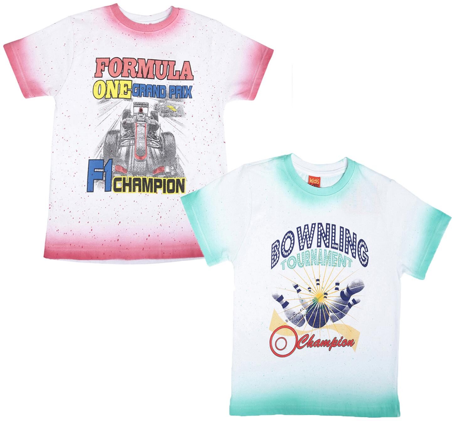 

Dollar champion kidswear Boy Cotton Printed T-shirt - Multi