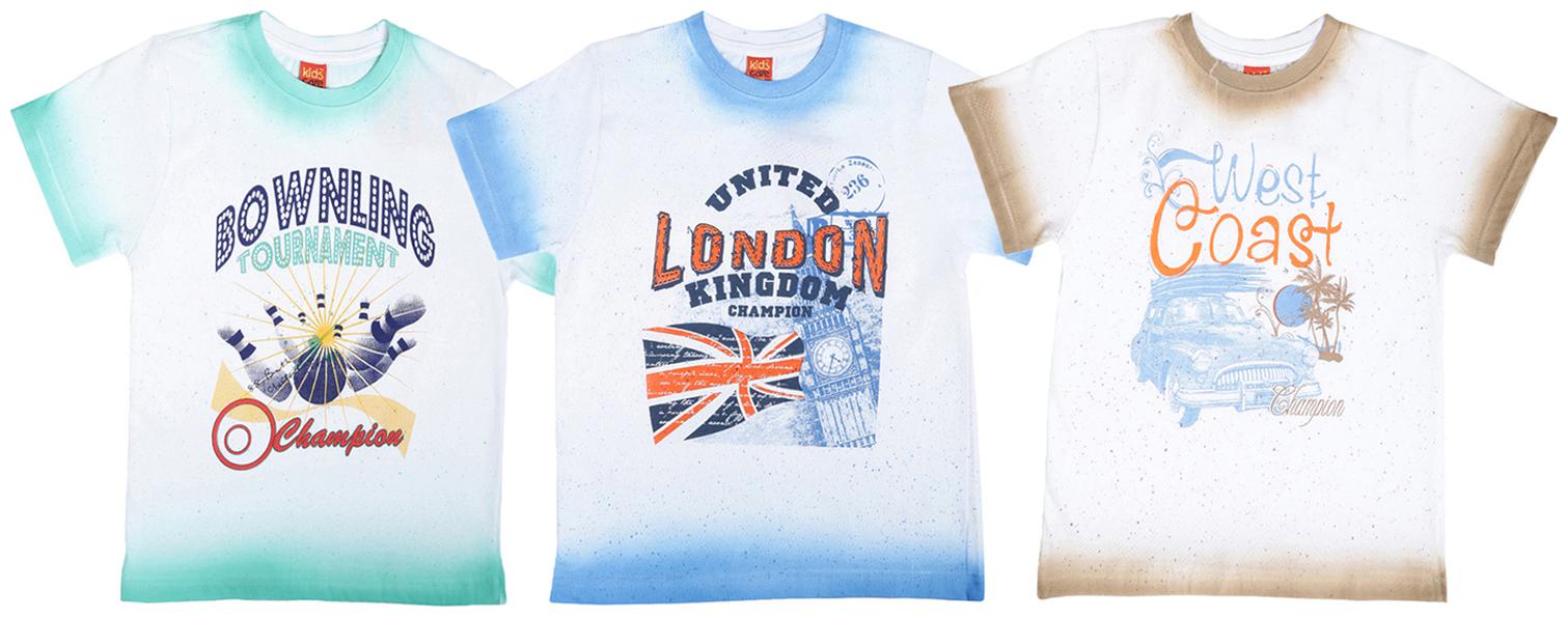 

Dollar champion kidswear Boy Cotton Printed T-shirt - Blue