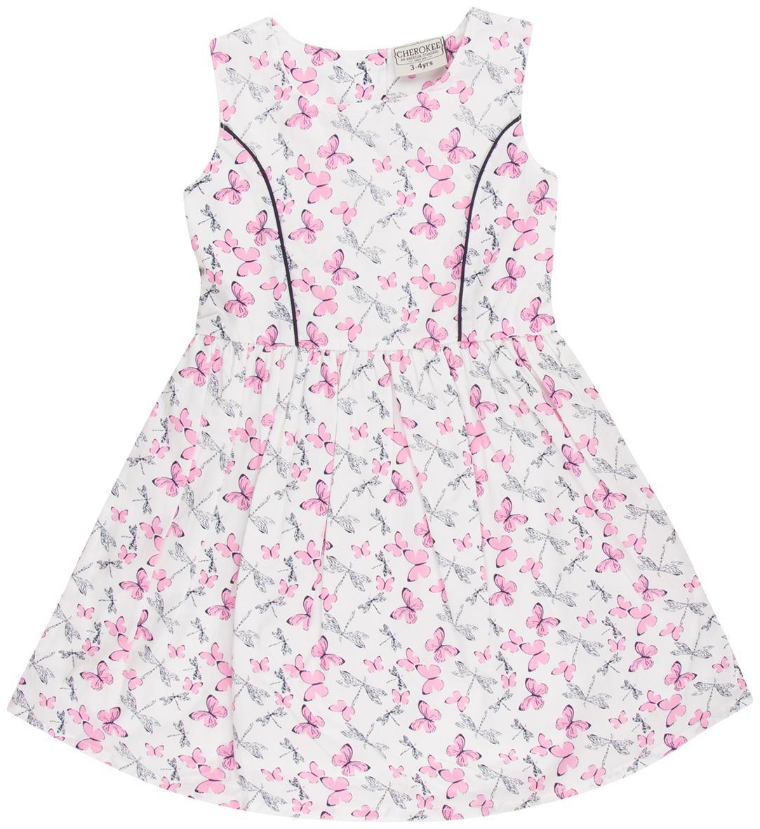 

CHEROKEE Baby girl Cotton Printed Princess frock - Multi