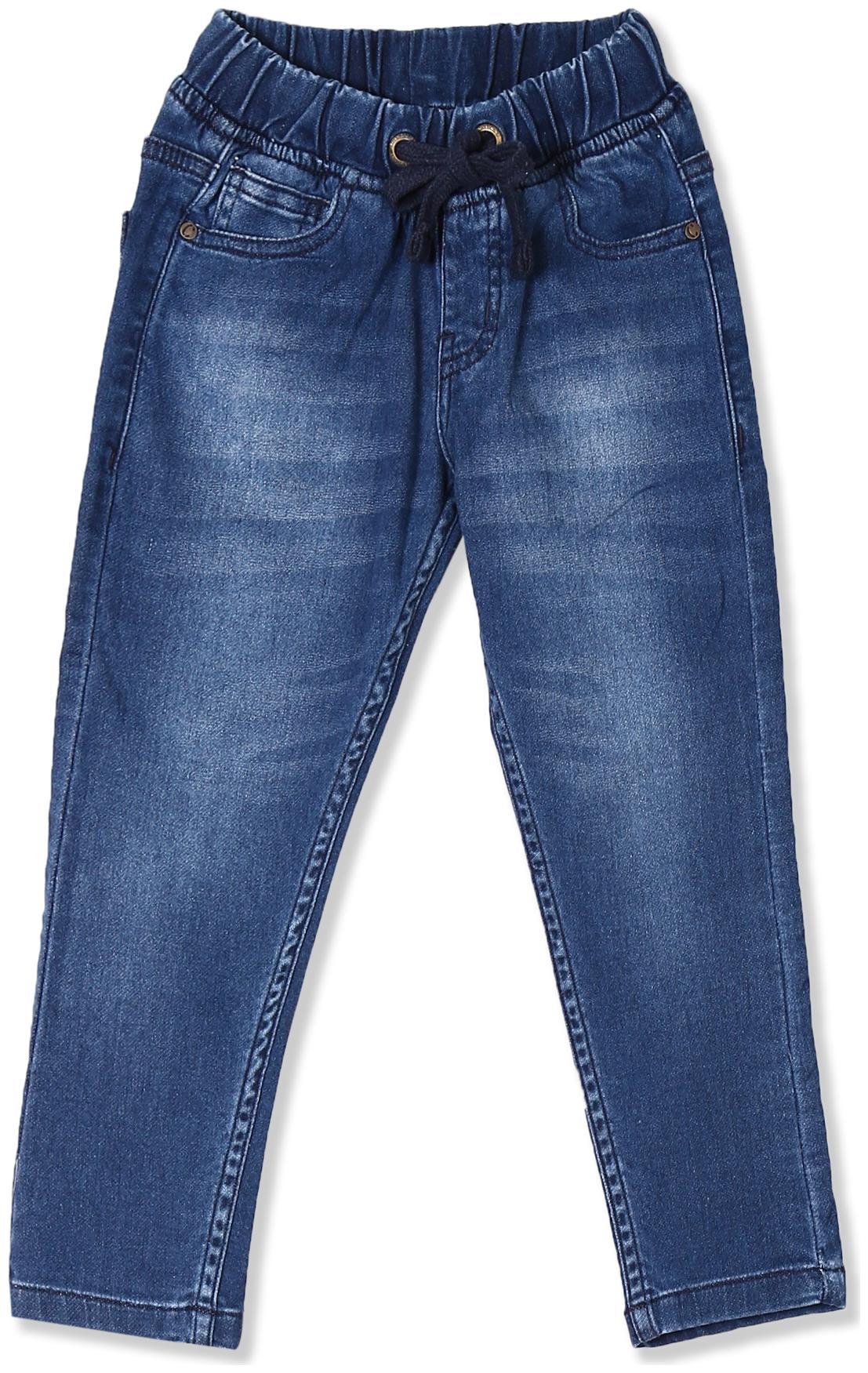 

CHEROKEE Baby boy Cotton Solid Jeans - Blue