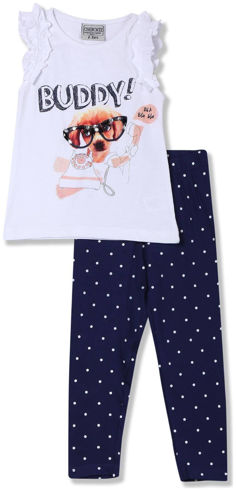 

CHEROKEE Baby girl Top bottom set - Blue