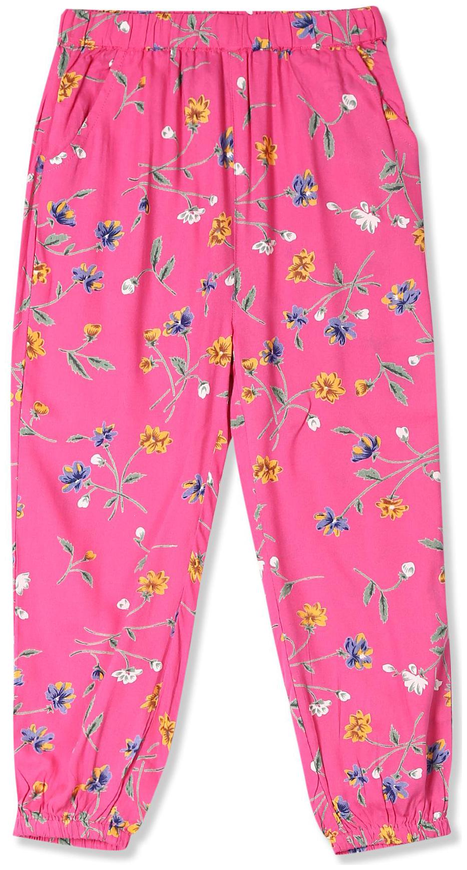 

CHEROKEE Baby girl Rayon Printed Trousers - Pink