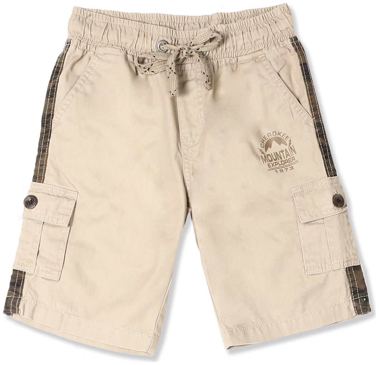 

CHEROKEE Baby boy Cotton Solid Shorts - Beige