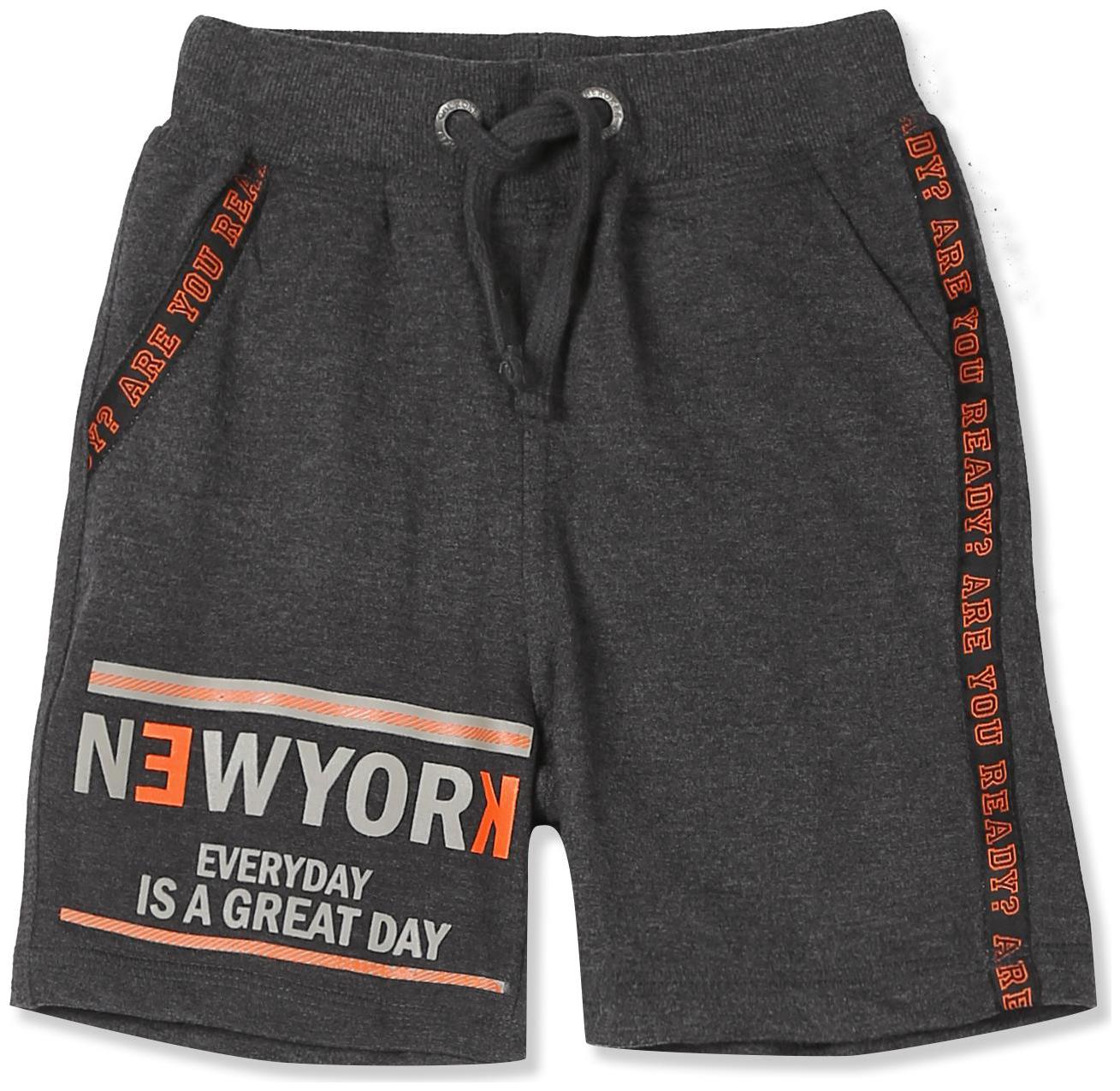 

CHEROKEE Baby boy Cotton Printed Shorts - Grey
