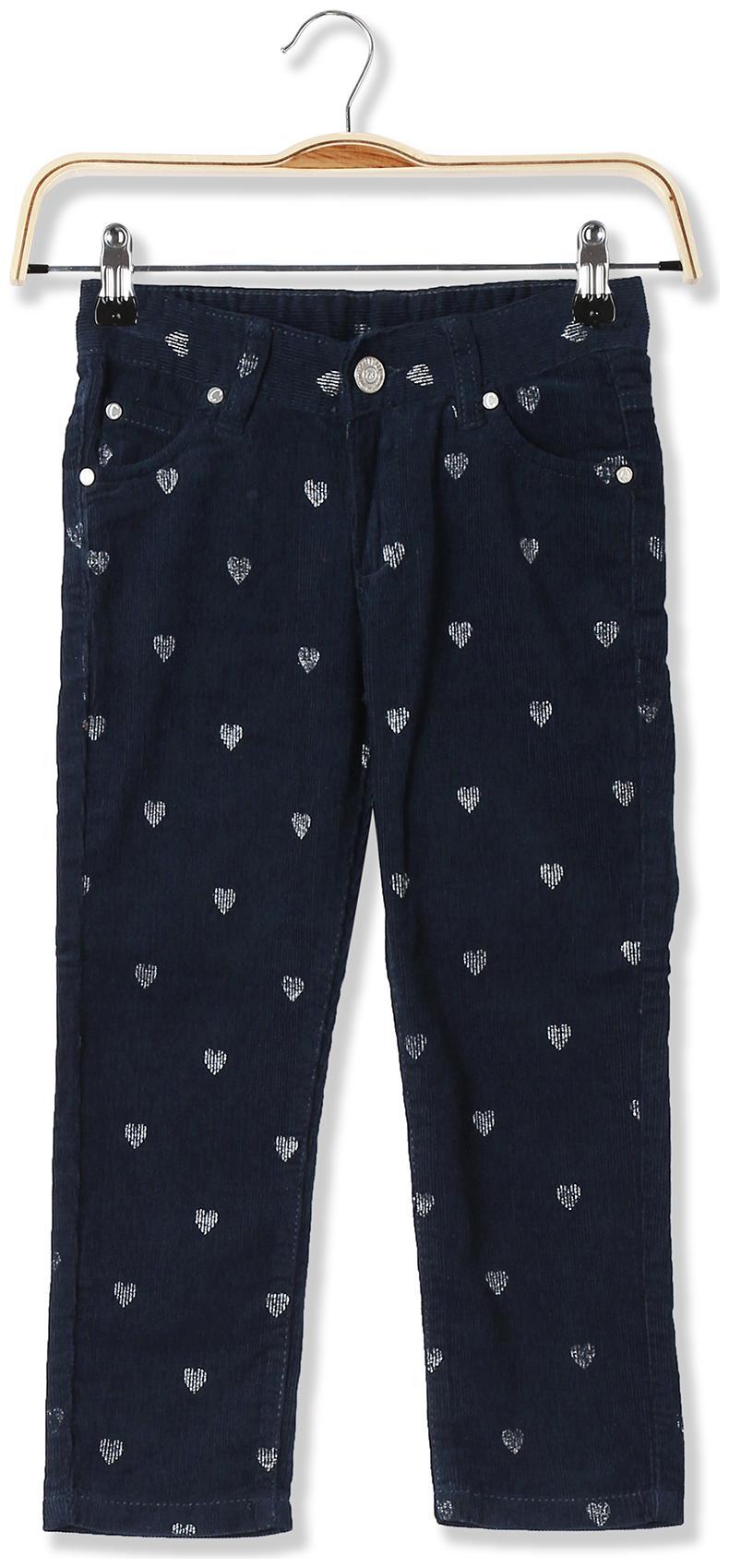 

CHEROKEE Baby girl Cotton Printed Trousers - Blue