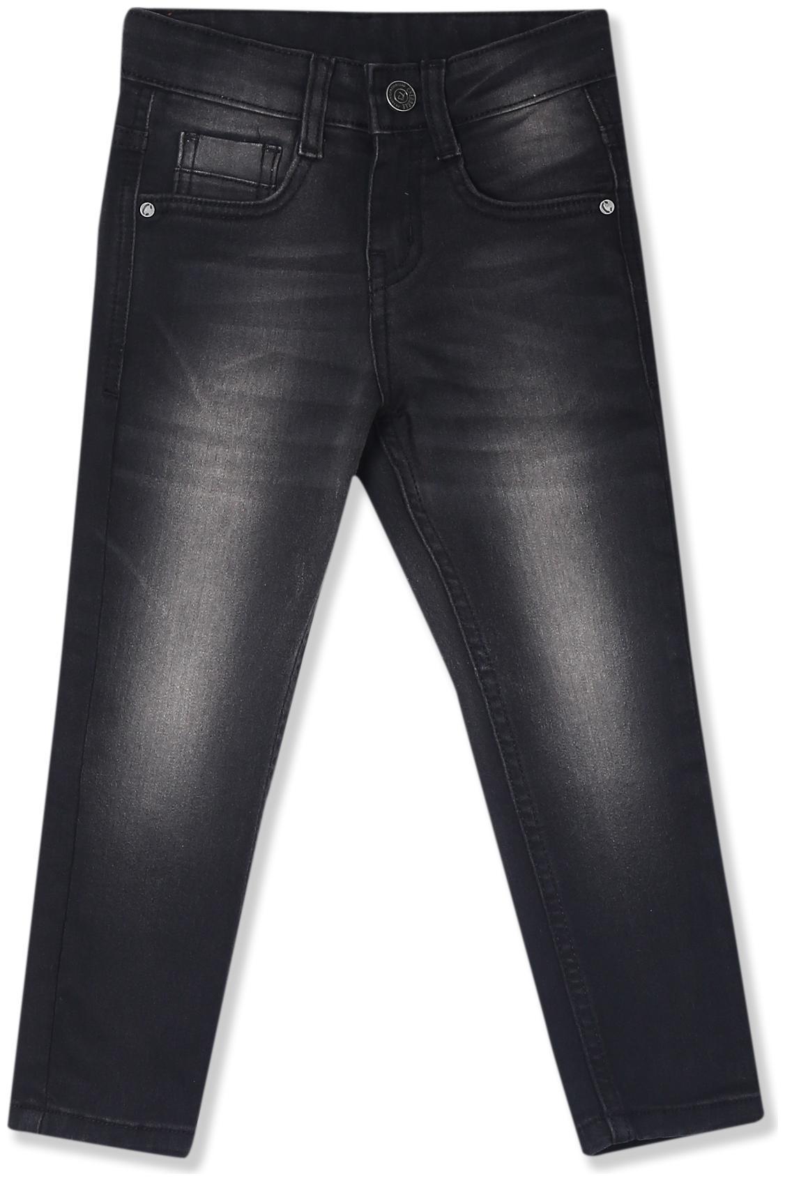 

CHEROKEE Baby boy Cotton Solid Jeans - Black
