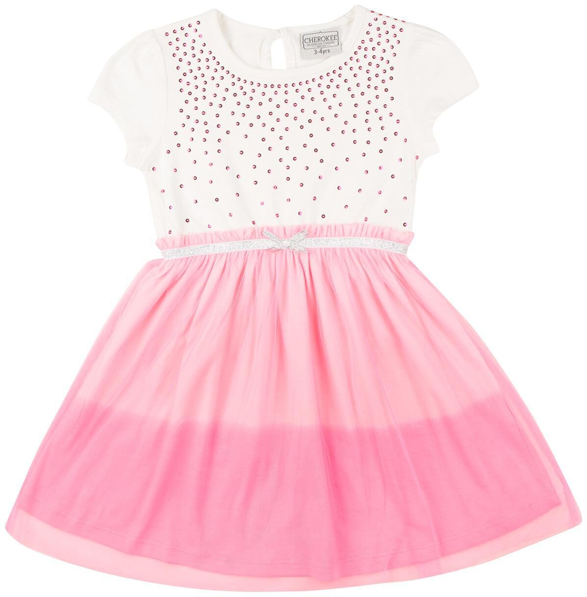 

CHEROKEE Baby girl Cotton Printed Princess frock - Pink