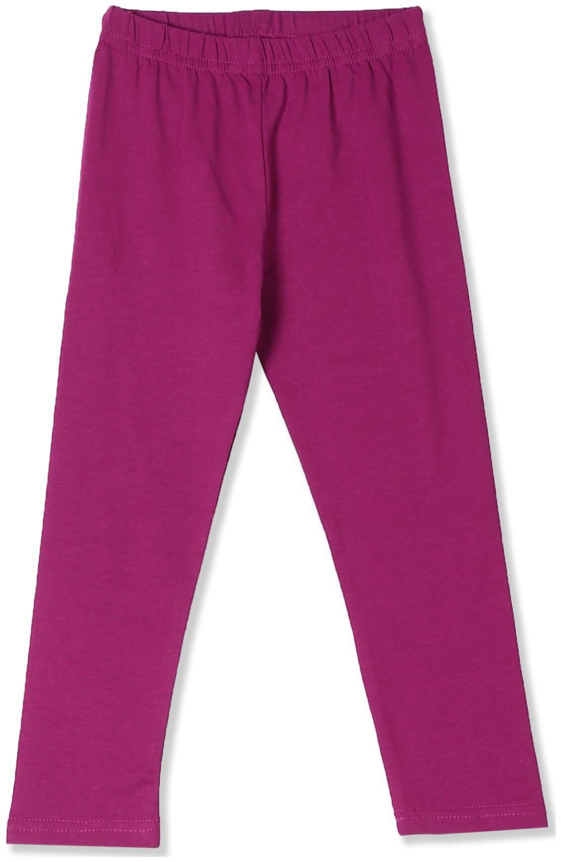 

CHEROKEE Baby girl Cotton Solid Leggings - Purple