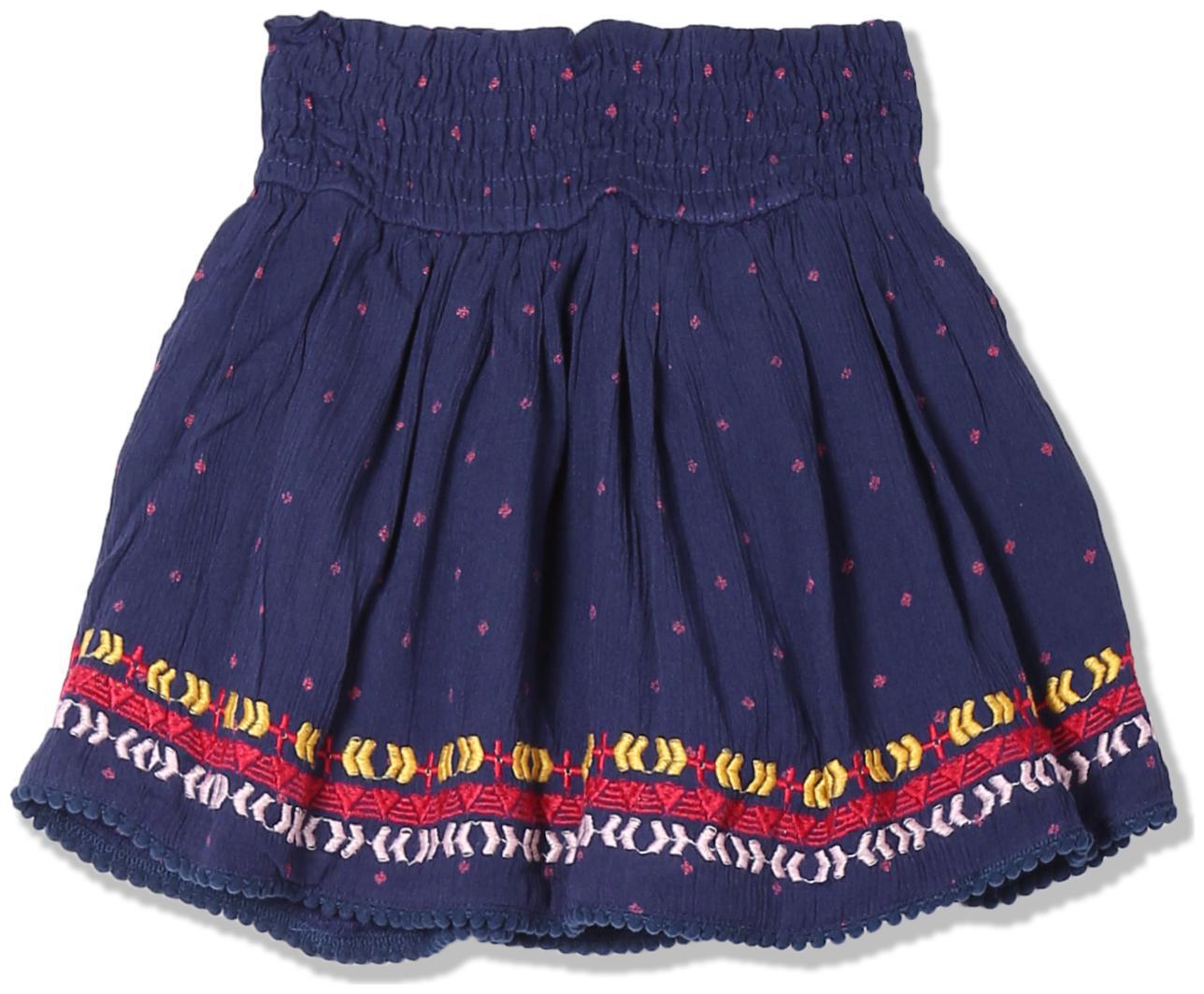 

CHEROKEE Baby girl Rayon Printed Skirt - Blue