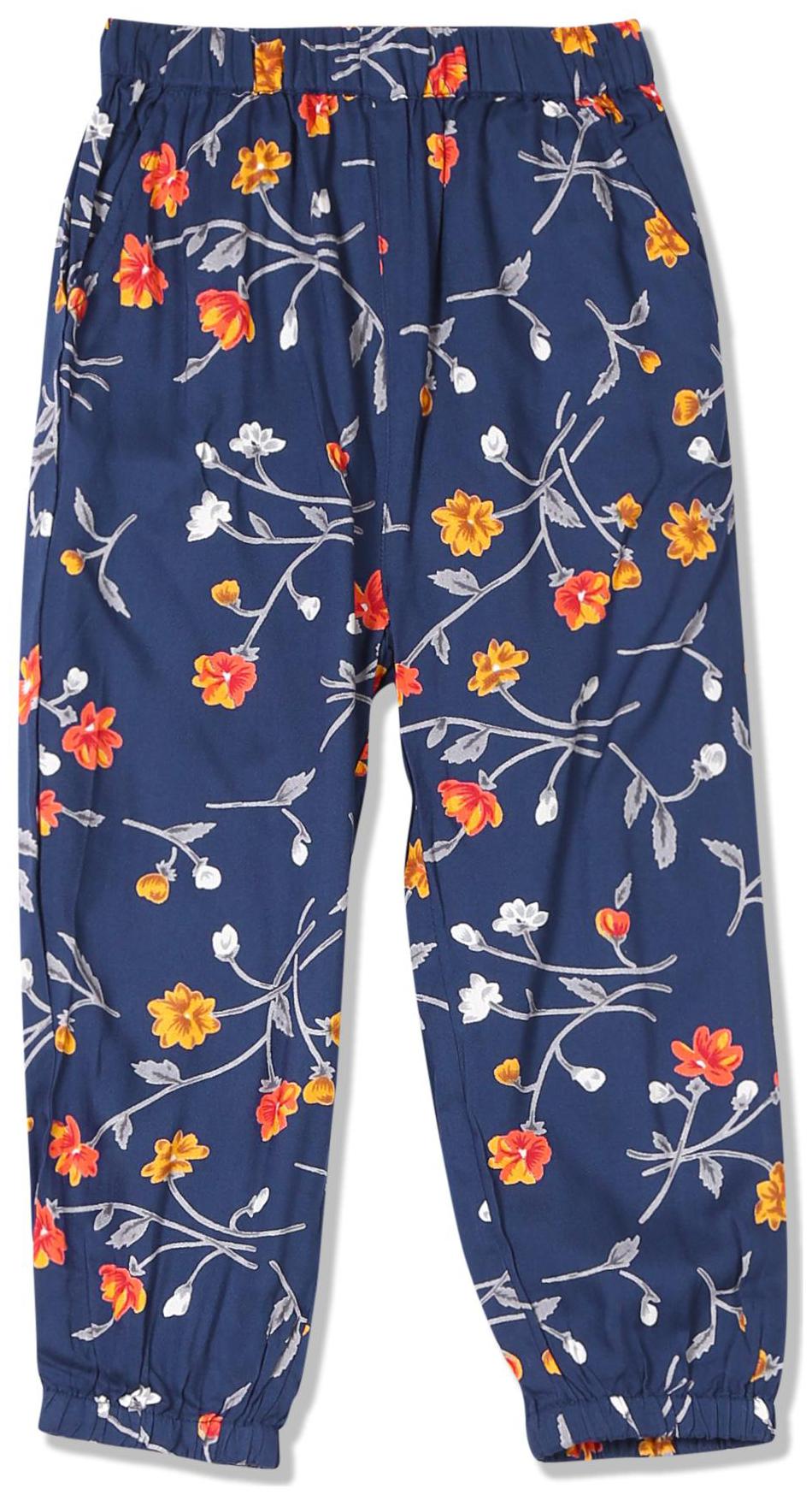 

CHEROKEE Baby girl Rayon Printed Trousers - Blue