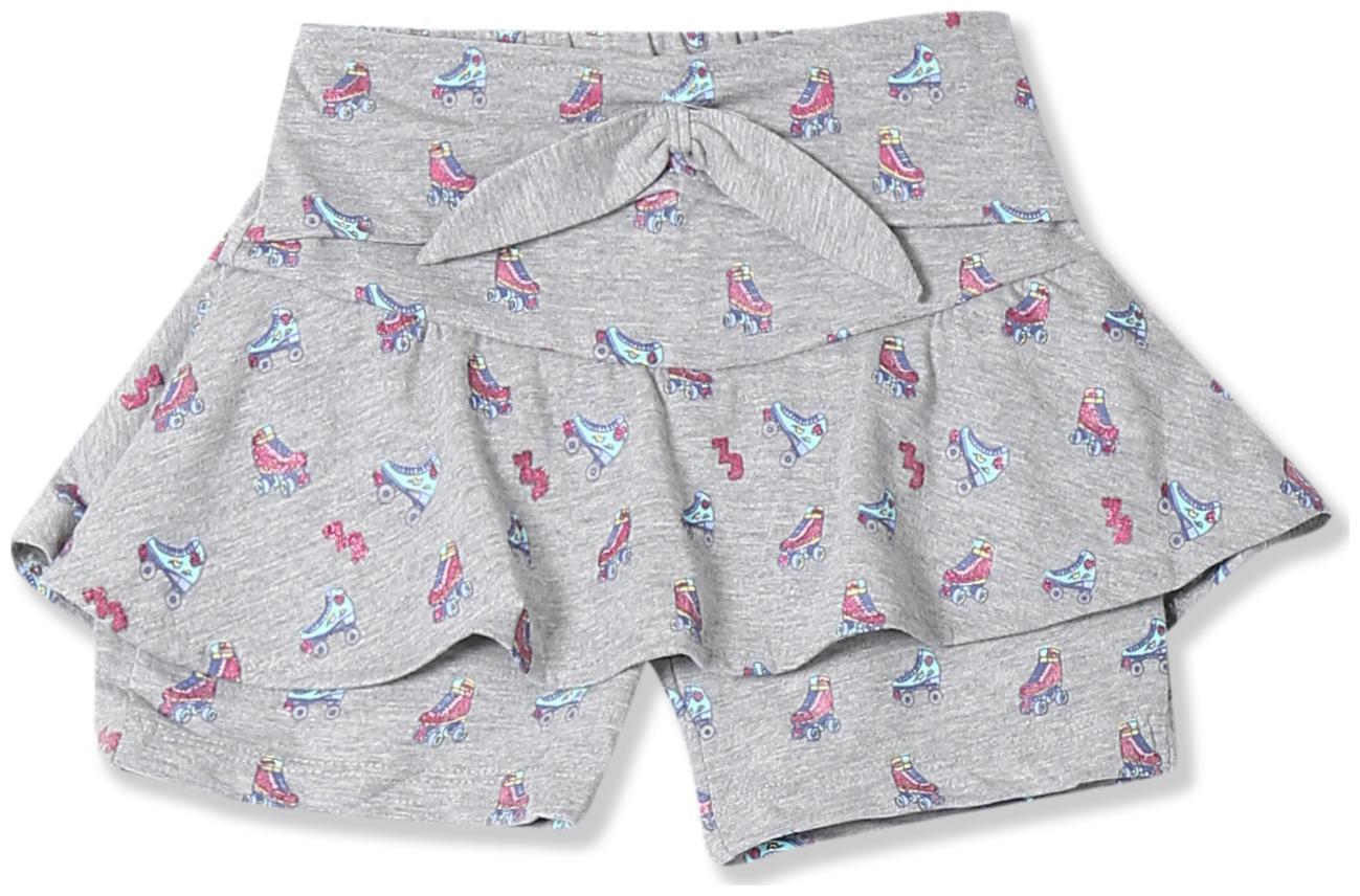 

CHEROKEE Baby girl Cotton Printed Skirt - Grey