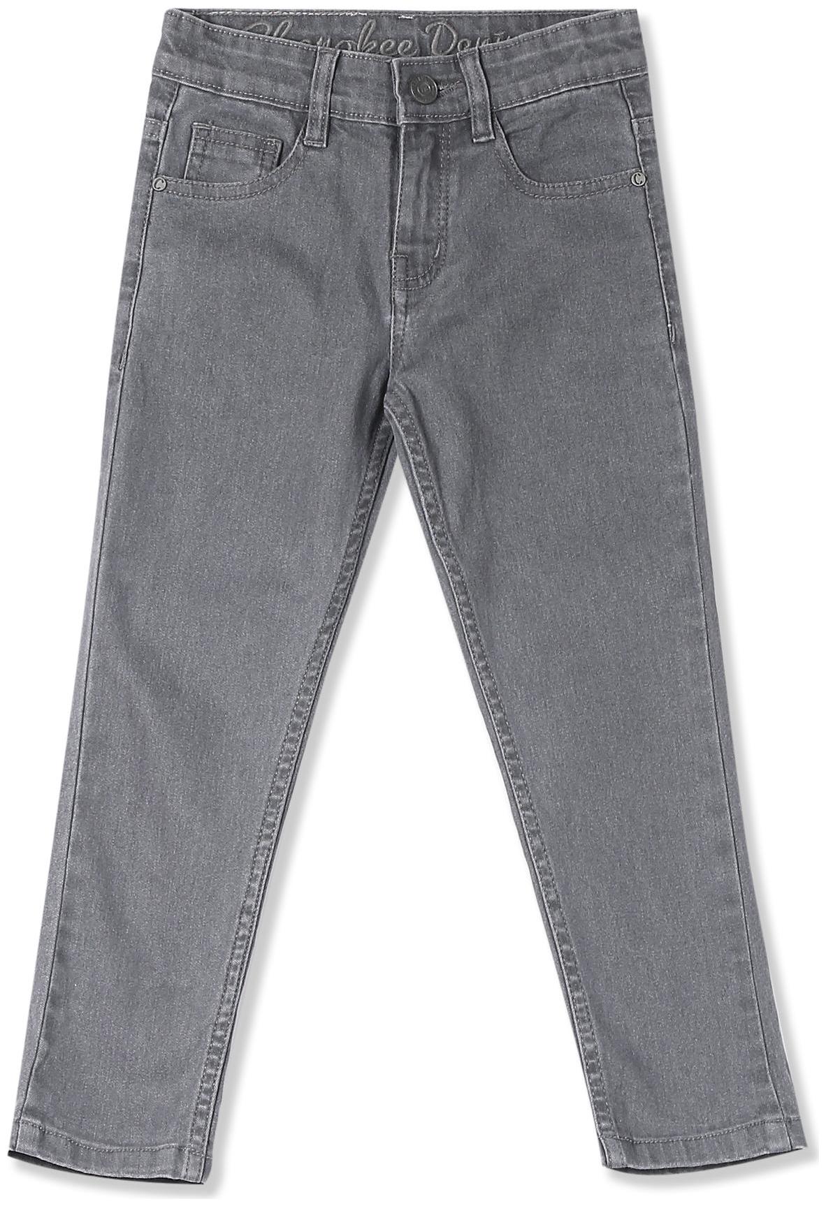 

CHEROKEE Baby boy Cotton Solid Jeans - Grey