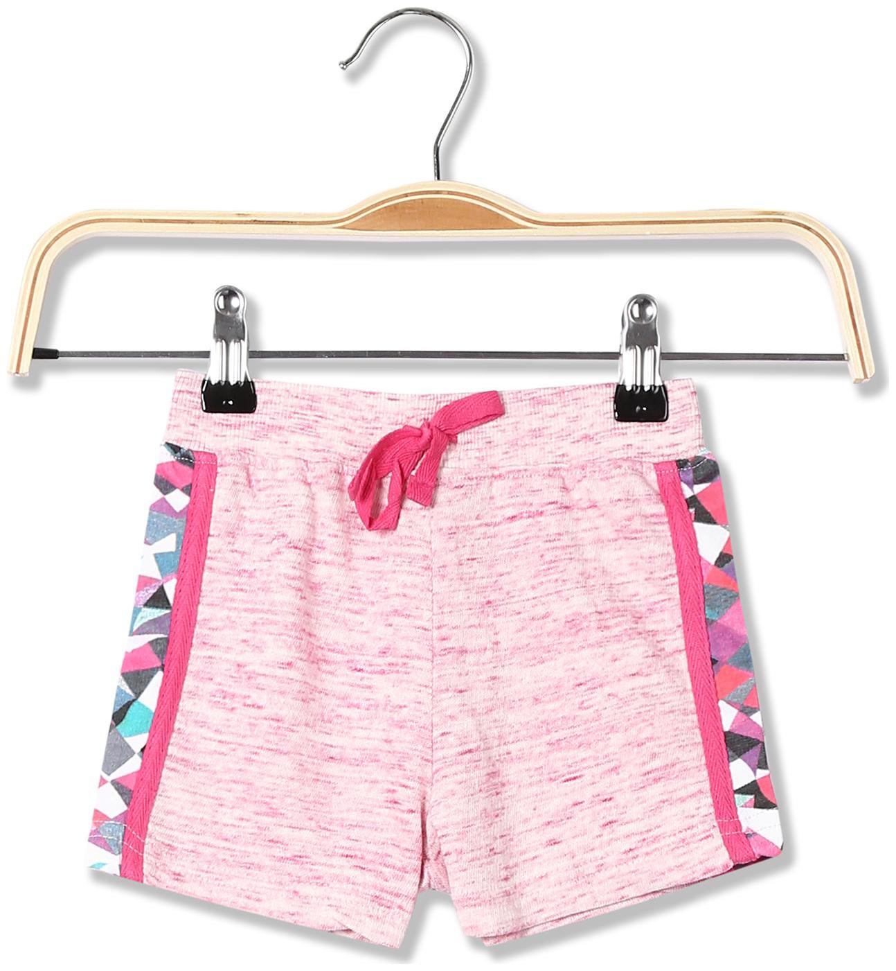 

CHEROKEE Baby girl Cotton Solid Shorts - Pink