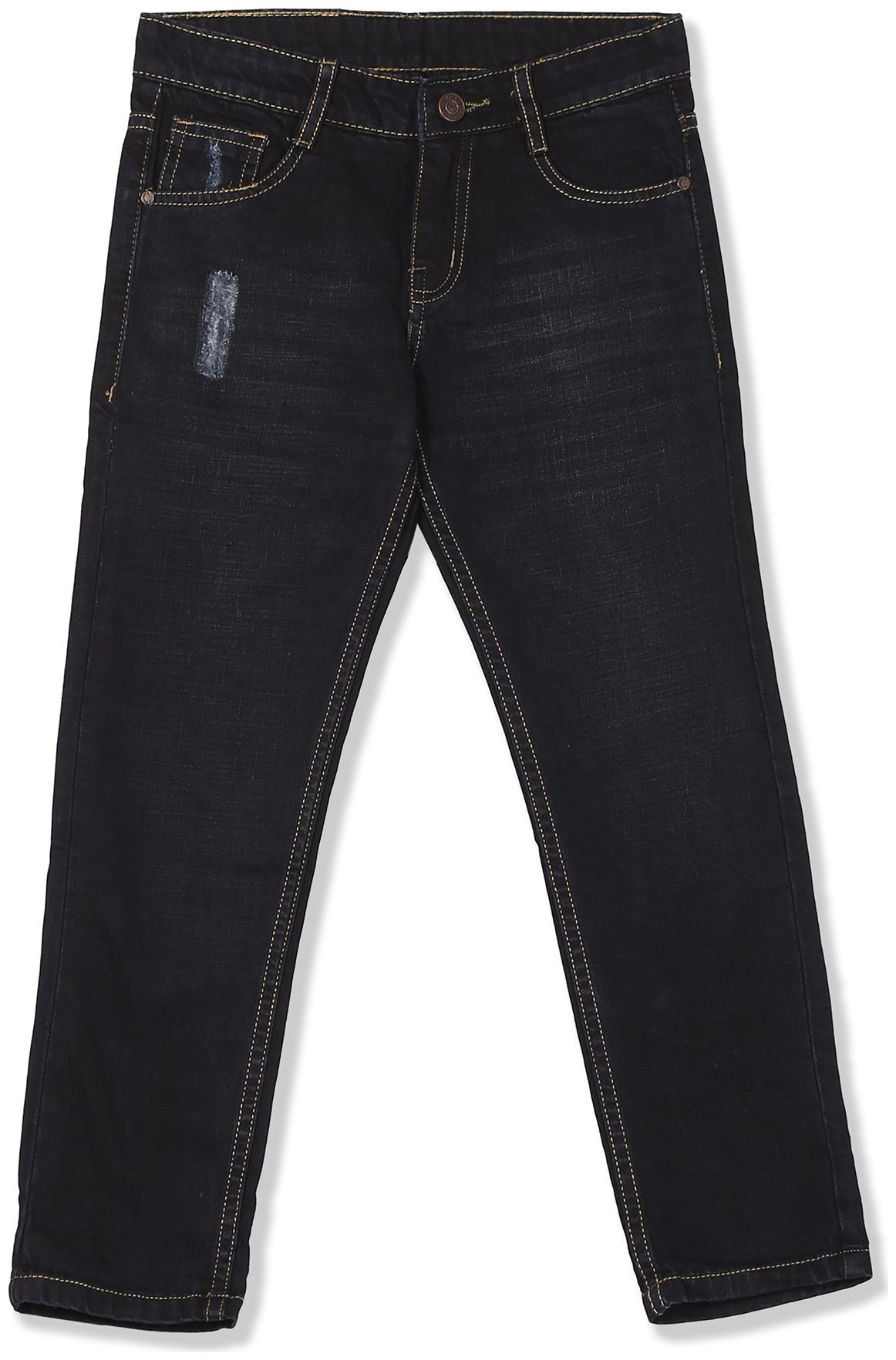 

CHEROKEE Baby boy Cotton Solid Jeans - Black