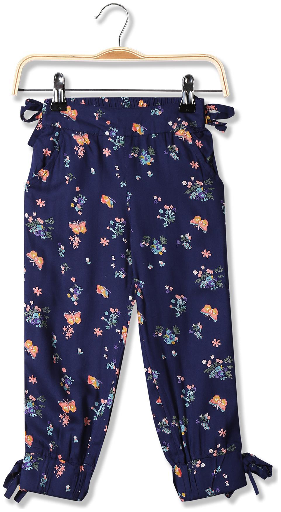 

CHEROKEE Baby girl Rayon Printed Trousers - Blue