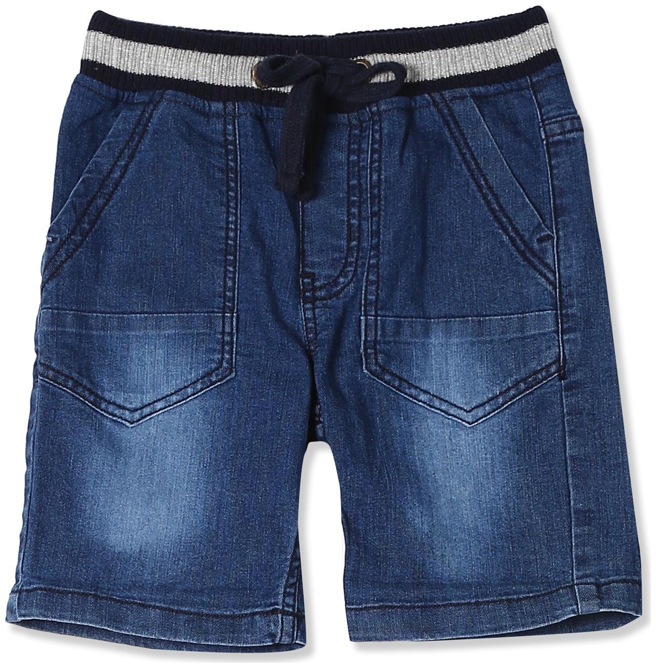 

CHEROKEE Baby boy Cotton Solid Shorts - Blue