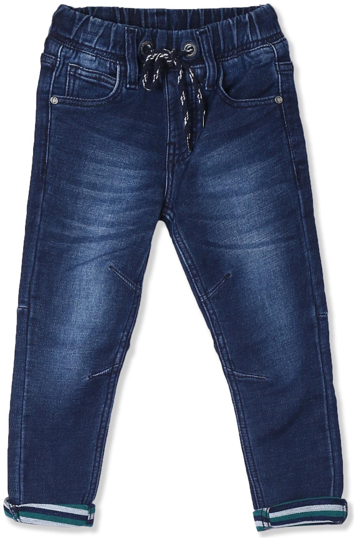 

CHEROKEE Baby boy Cotton Solid Jeans - Blue