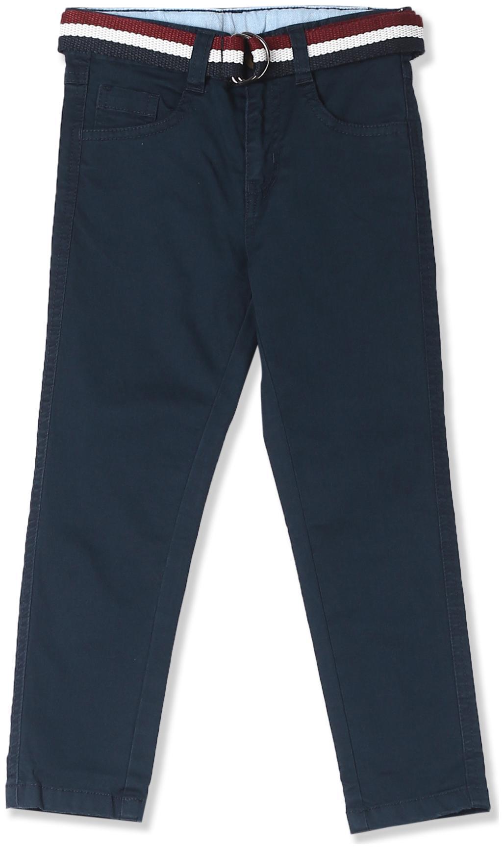 

CHEROKEE Baby boy Cotton Solid Trousers - Blue