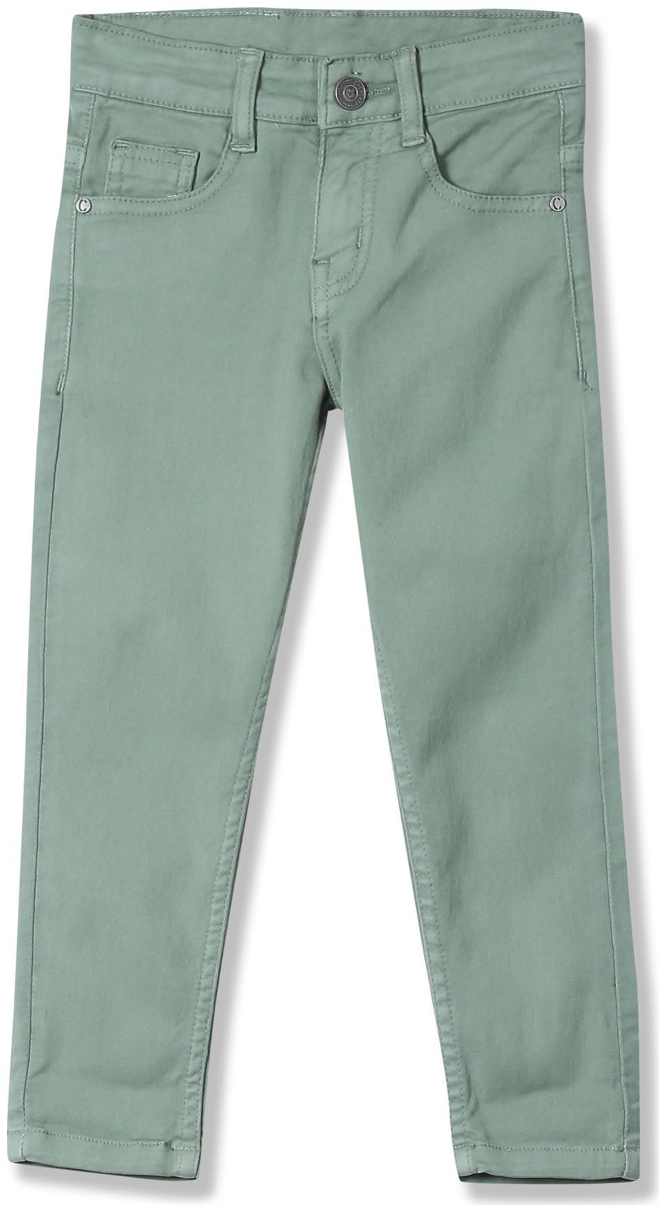 

CHEROKEE Baby boy Cotton Solid Jeans - Green