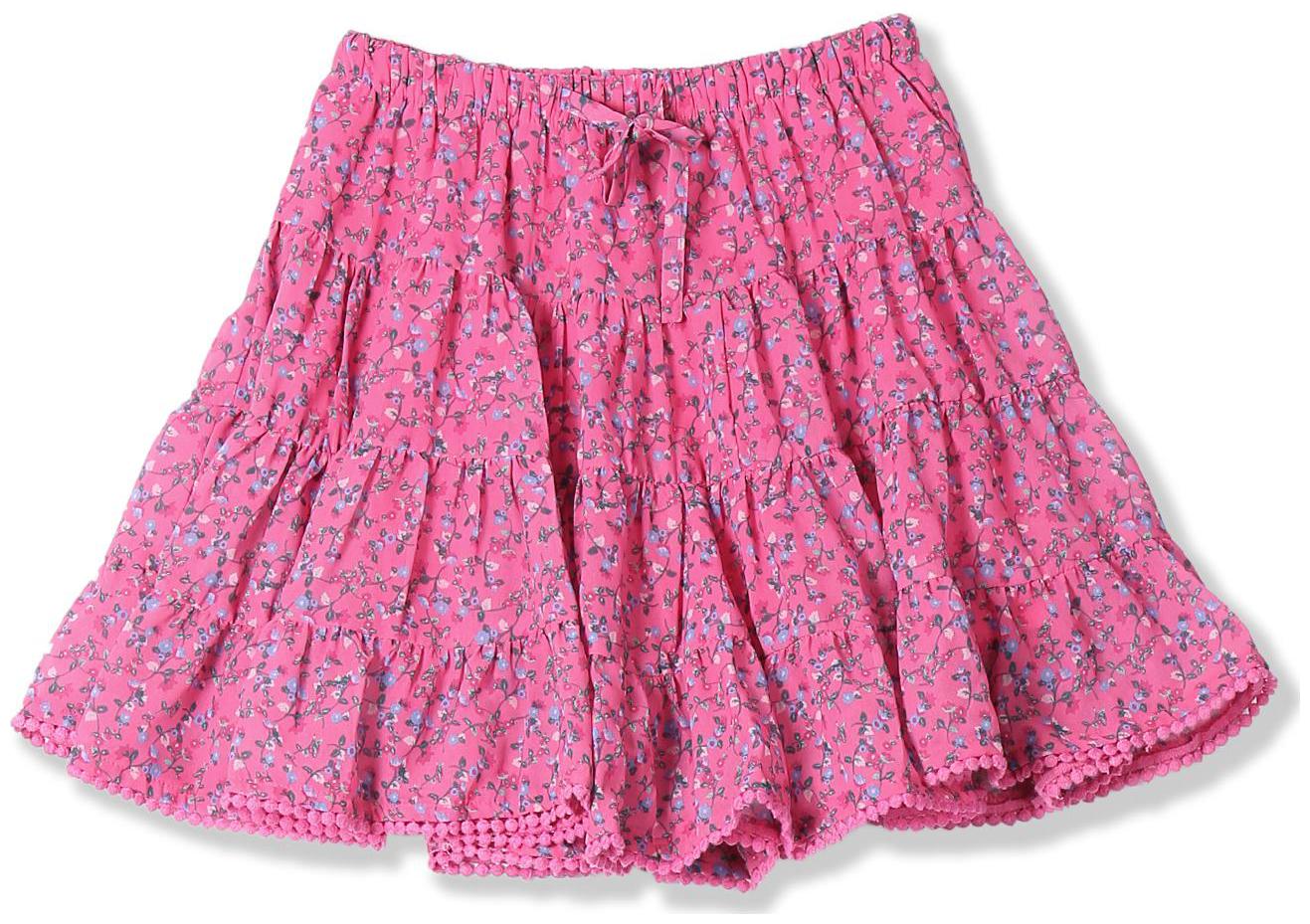 

CHEROKEE Baby girl Polyester Printed Skirt - Pink