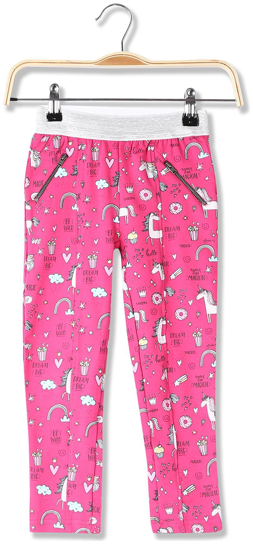 

CHEROKEE Baby girl Cotton blend Printed Trousers - Pink