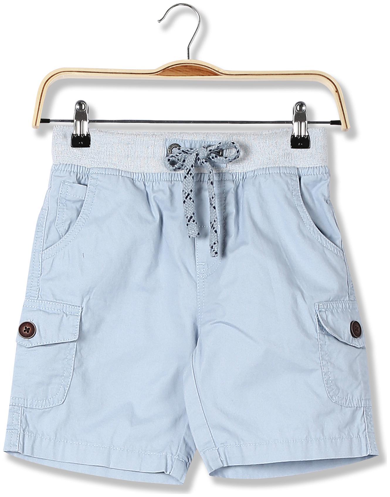 

CHEROKEE Baby boy Cotton Printed Shorts - Blue