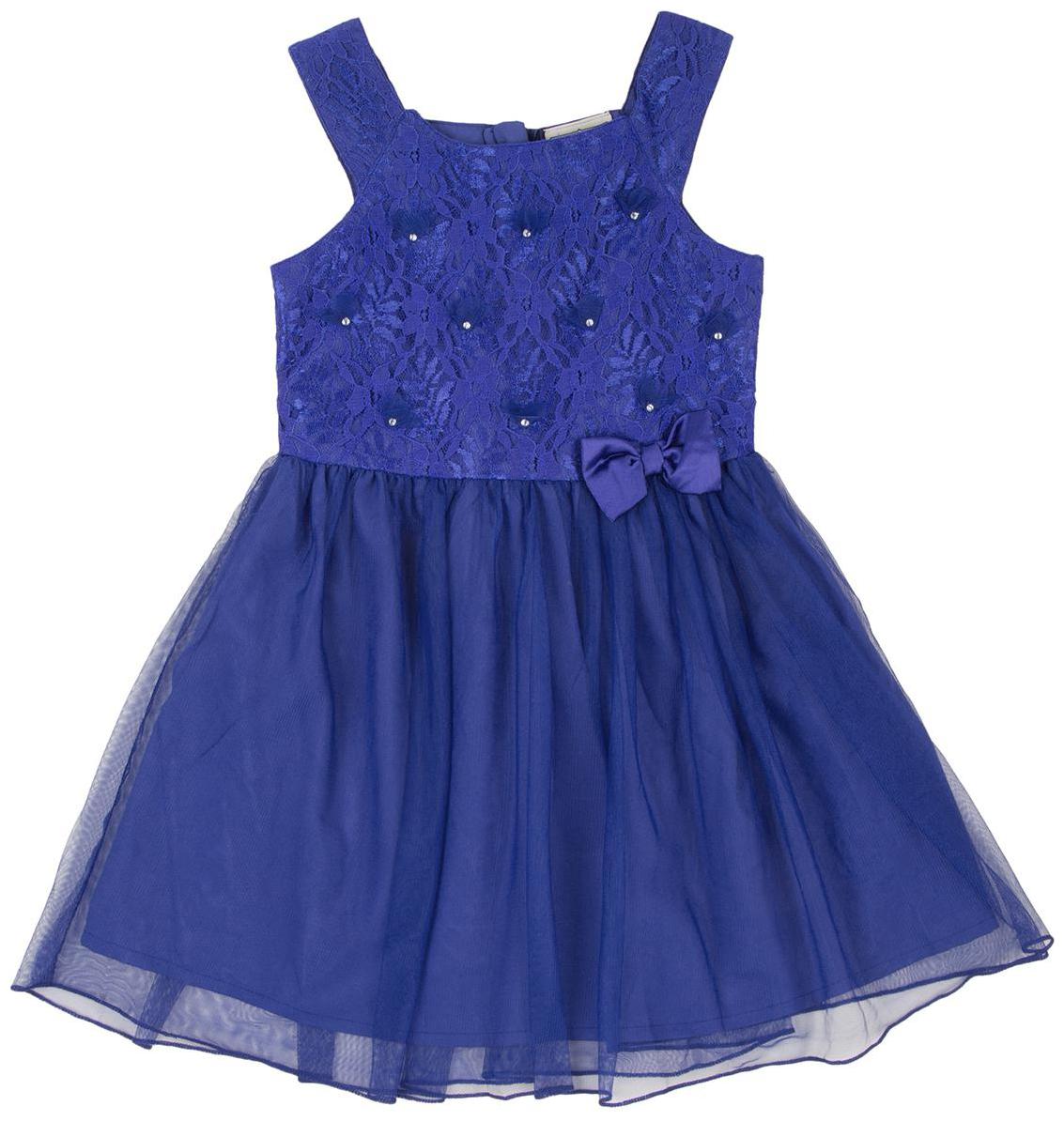 

CHEROKEE Blue Polyester Sleeveless Knee Length Princess Frock ( Pack of 1 )