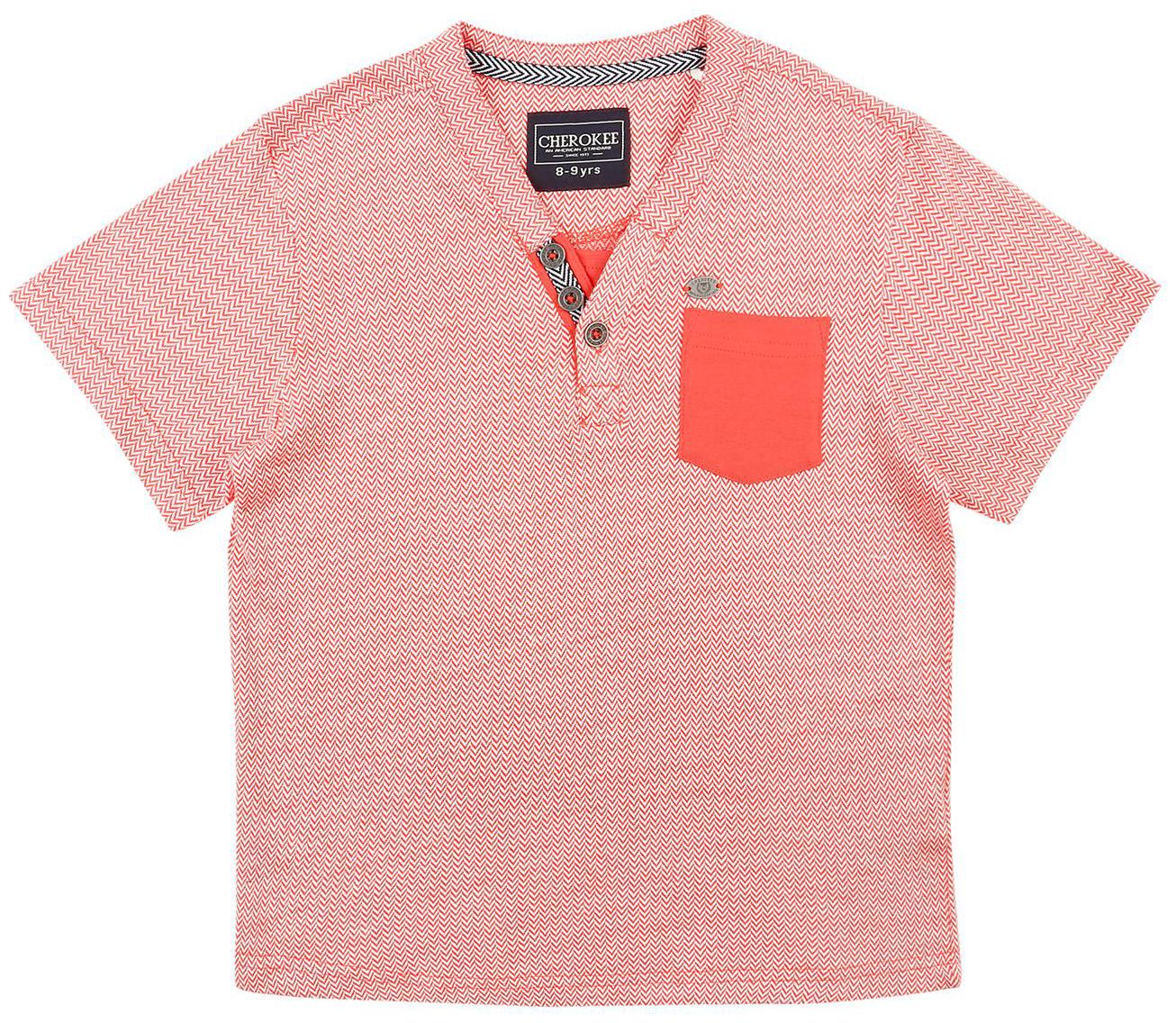 

CHEROKEE Boy Cotton Solid T-shirt - Red