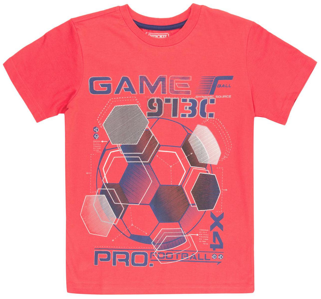 

CHEROKEE Boy Cotton Printed T-shirt - Red