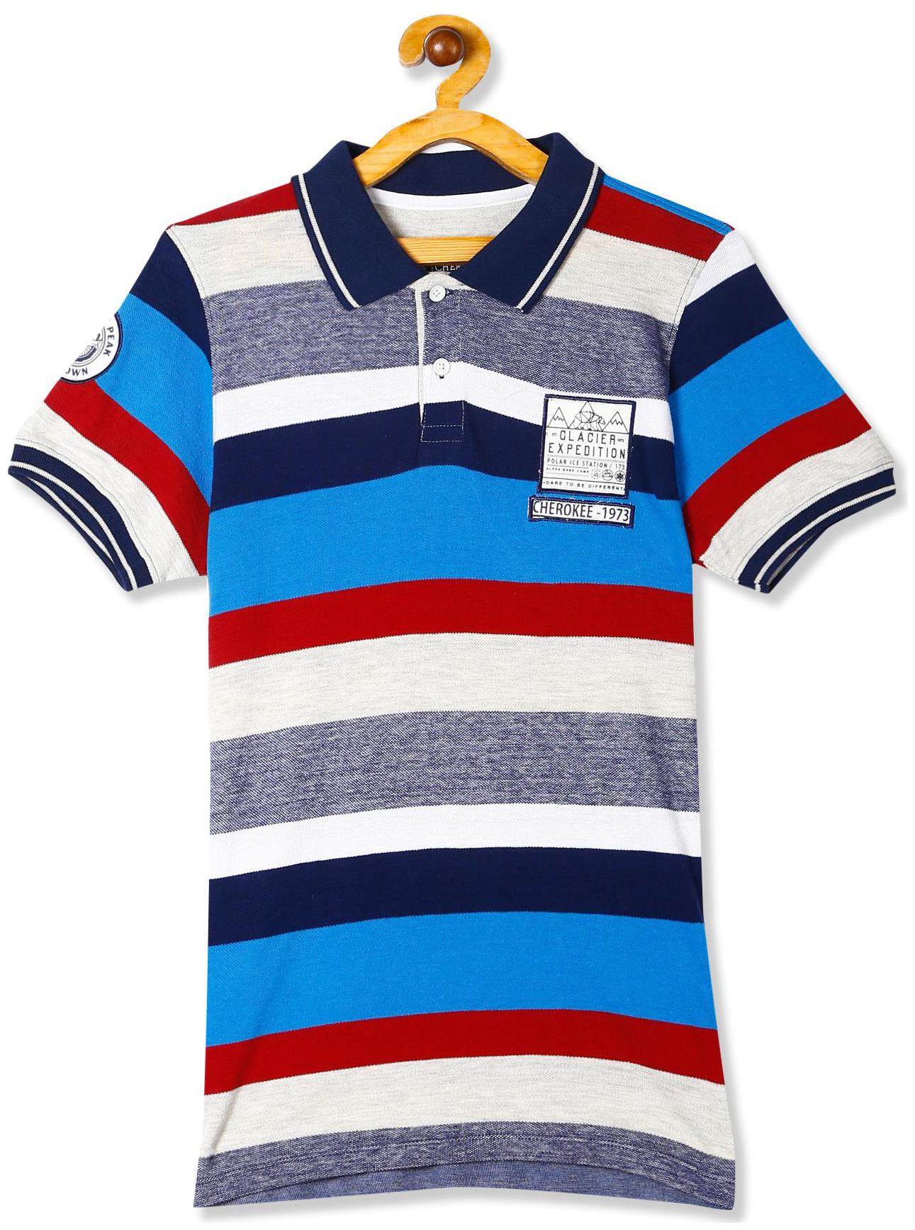 

CHEROKEE Boy Cotton Striped T-shirt - Multi