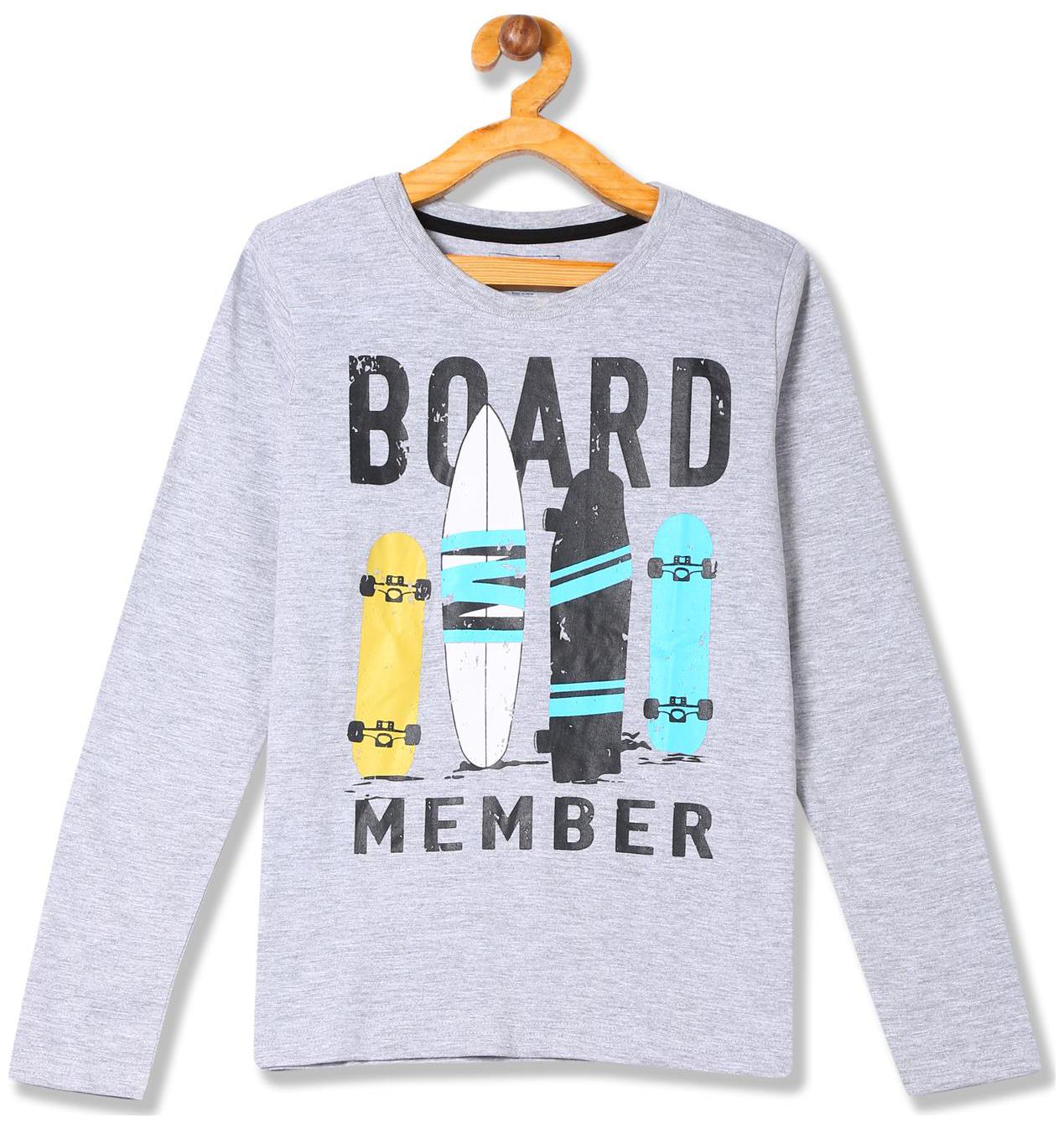 

CHEROKEE Boy Cotton Printed T-shirt - Grey