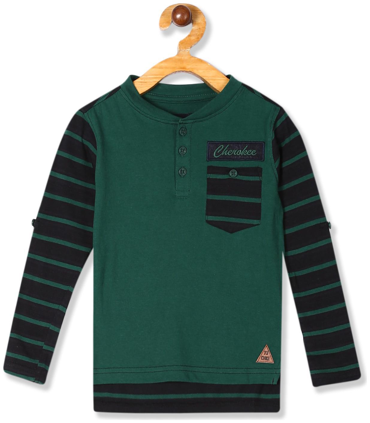

CHEROKEE Boy Cotton Printed T-shirt - Green