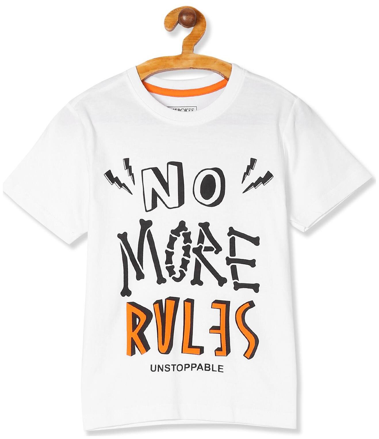 

CHEROKEE Boy Cotton Printed T-shirt - White