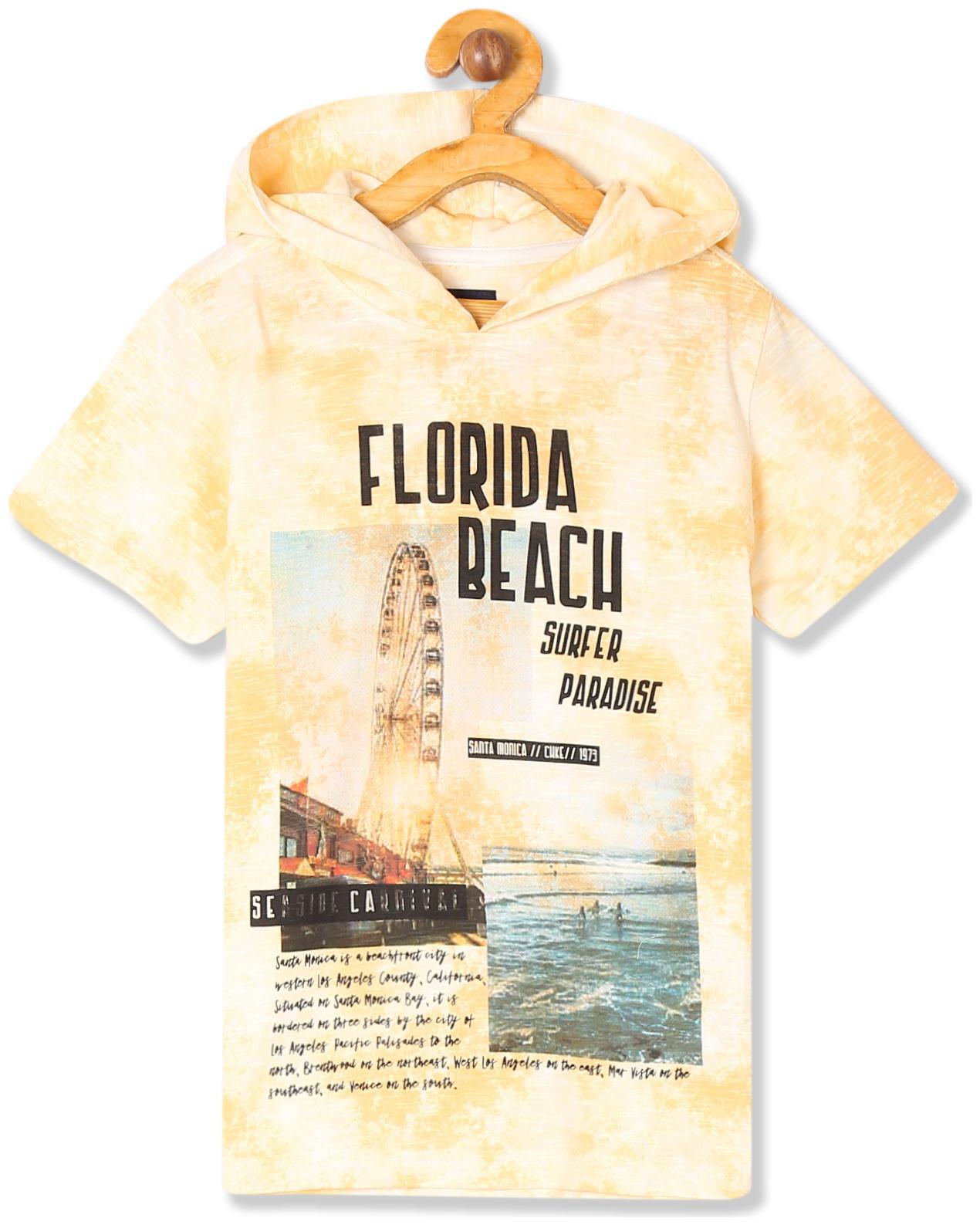 

CHEROKEE Boy Cotton Printed T-shirt - White