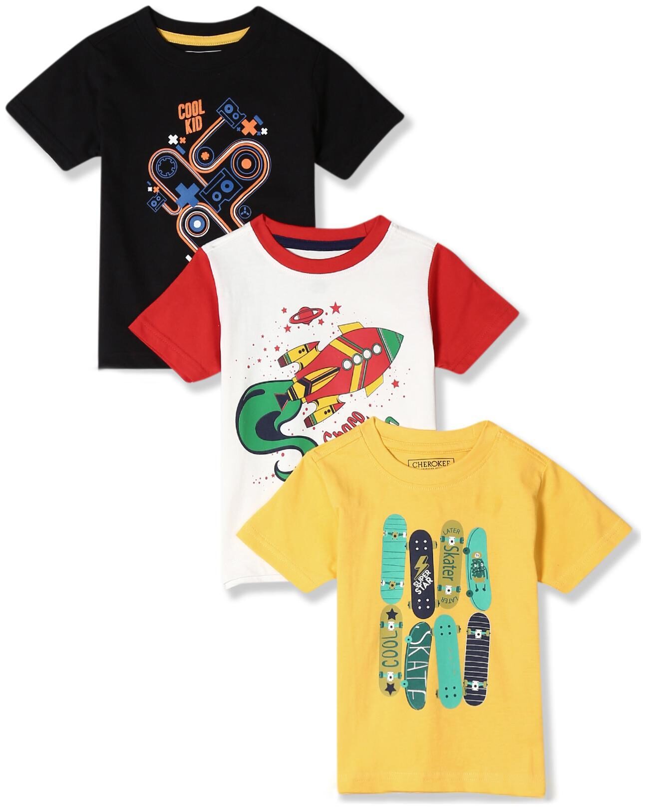 

CHEROKEE Boy Cotton Printed T-shirt - Multi