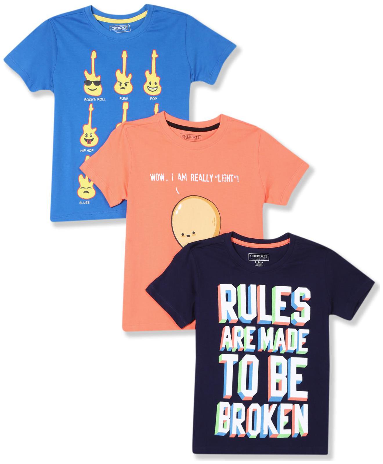 

CHEROKEE Boy Cotton Printed T-shirt - Multi
