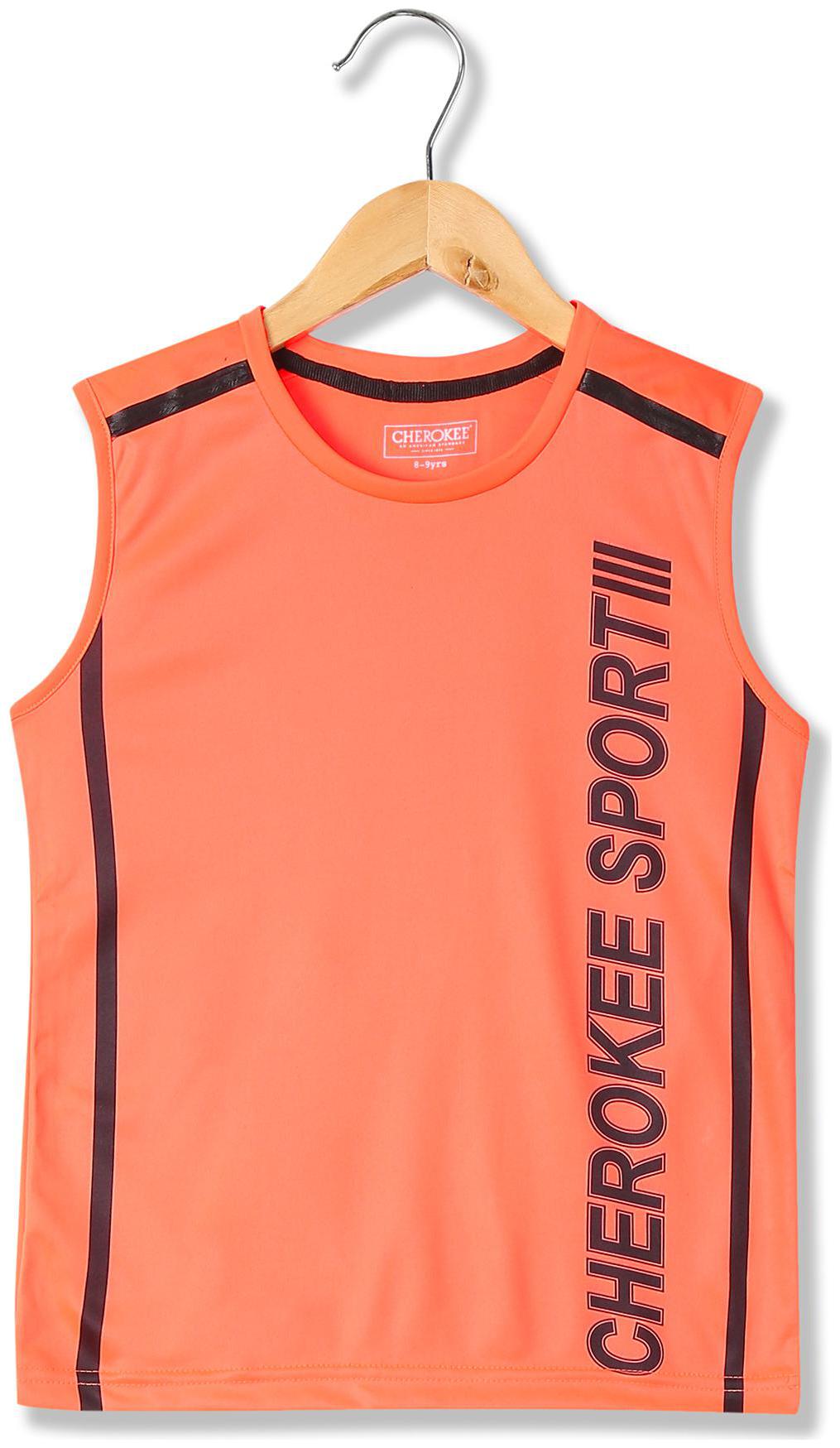 

CHEROKEE Boy Polyester Printed T-shirt - Orange