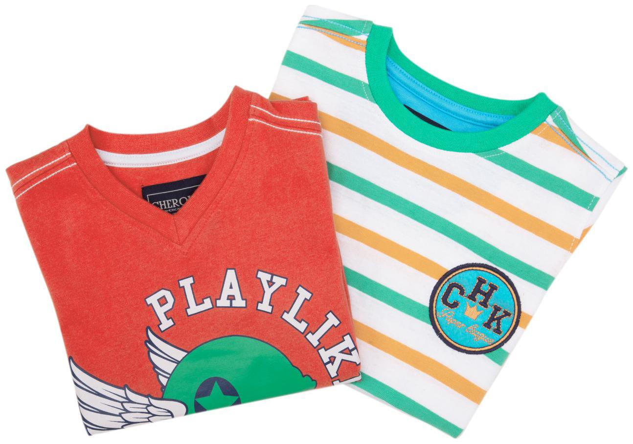 

CHEROKEE Boy Cotton Striped T-shirt - Multi