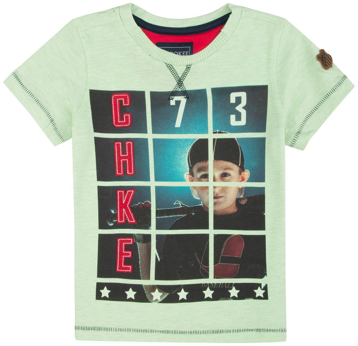

CHEROKEE Boy Cotton Printed T-shirt - Green