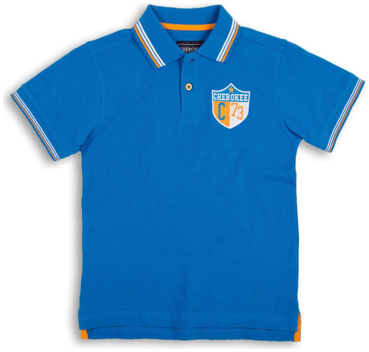 

CHEROKEE Boy Cotton Solid T-shirt - Blue