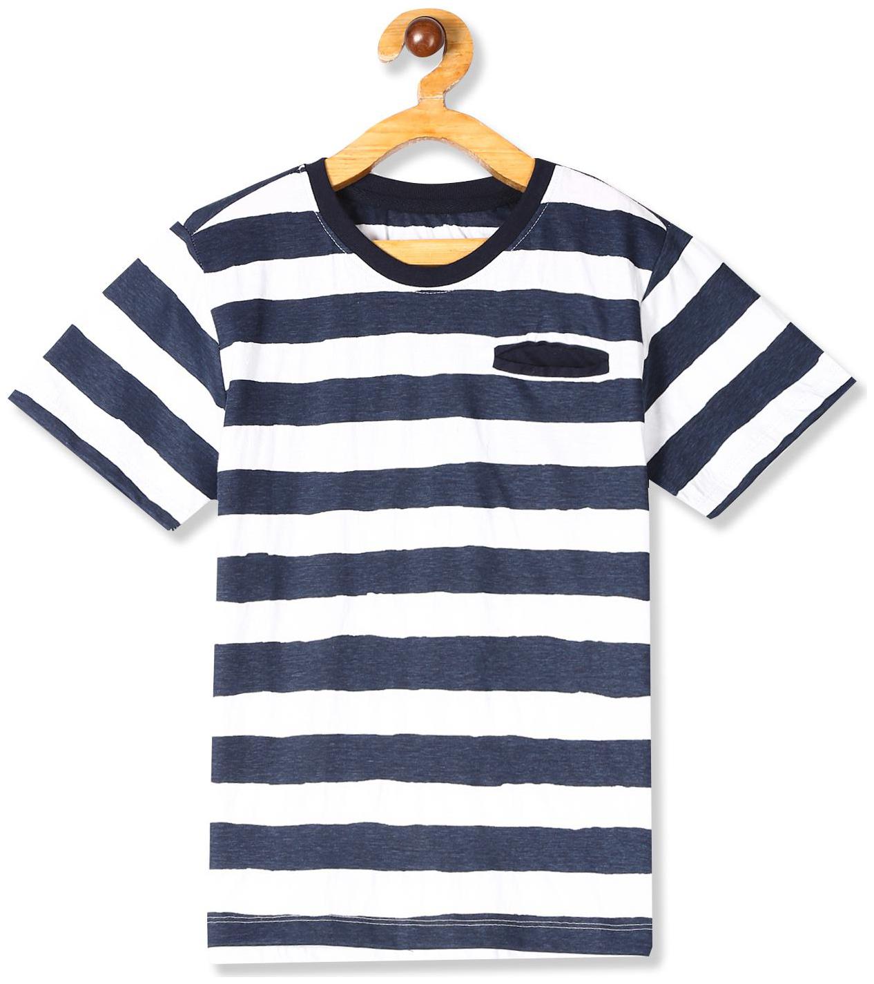 

CHEROKEE Boy Cotton Striped T-shirt - White