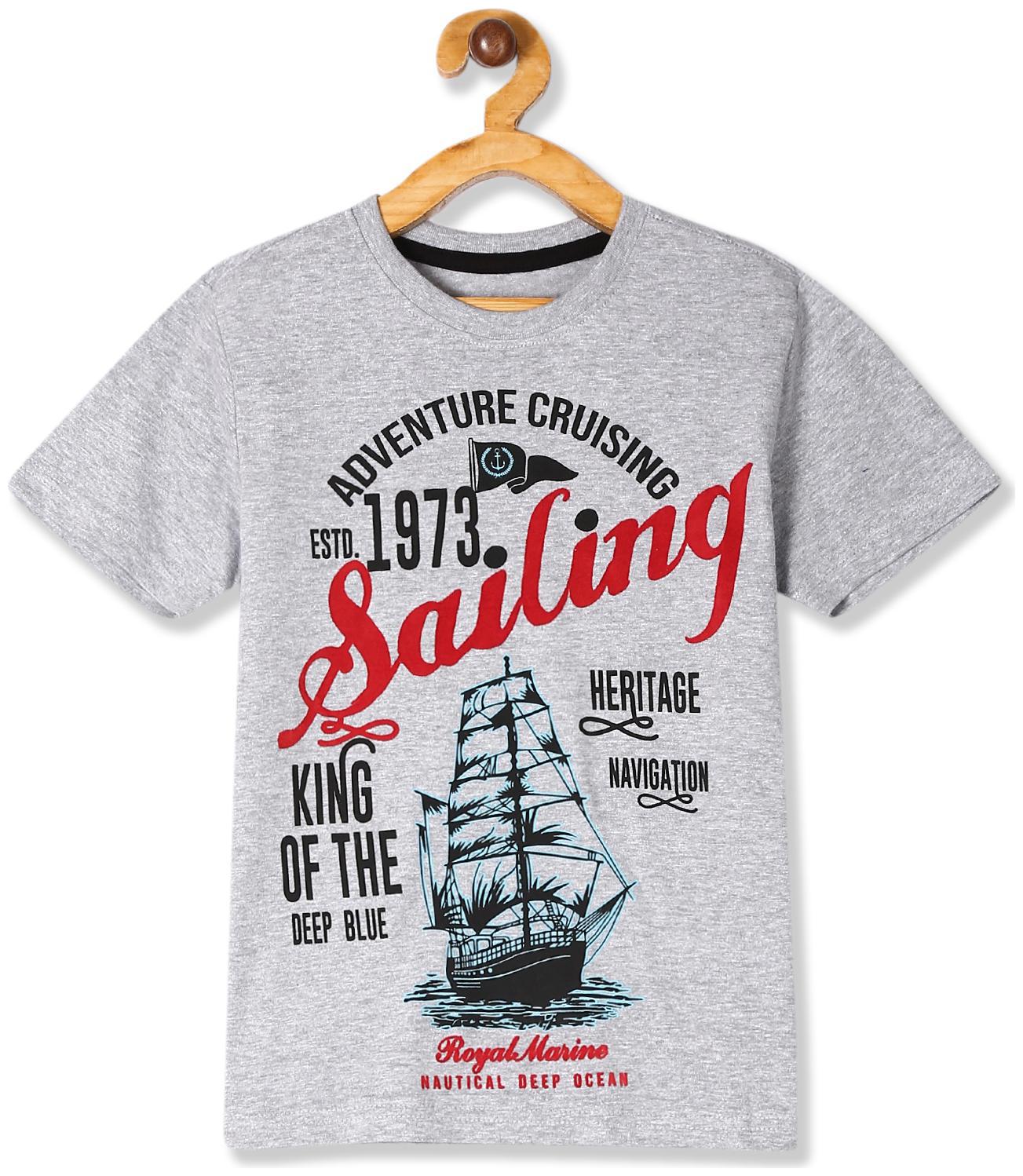 

CHEROKEE Boy Cotton Printed T-shirt - Grey