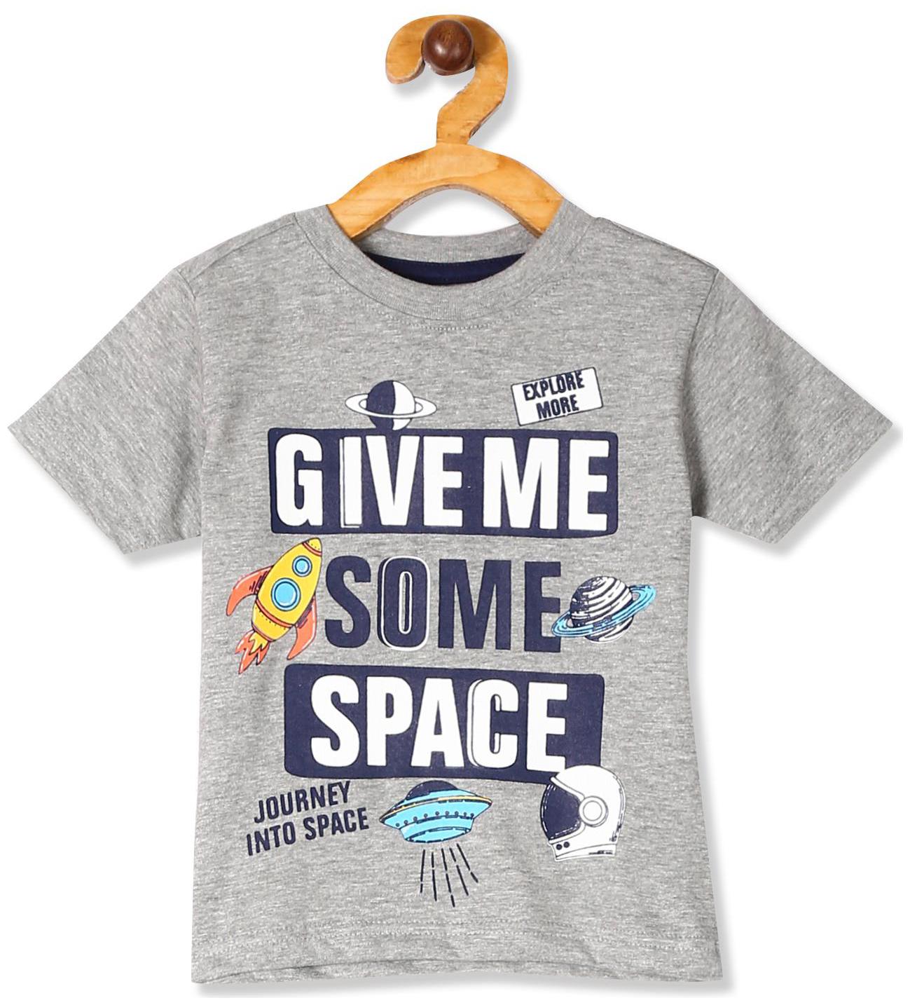 

CHEROKEE Boy Cotton Printed T-shirt - Grey