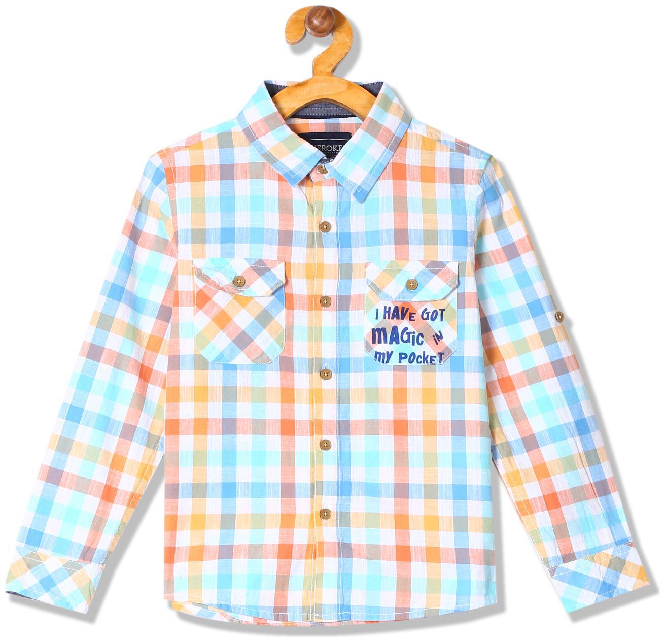

CHEROKEE Boy Cotton Checked Shirt Multi