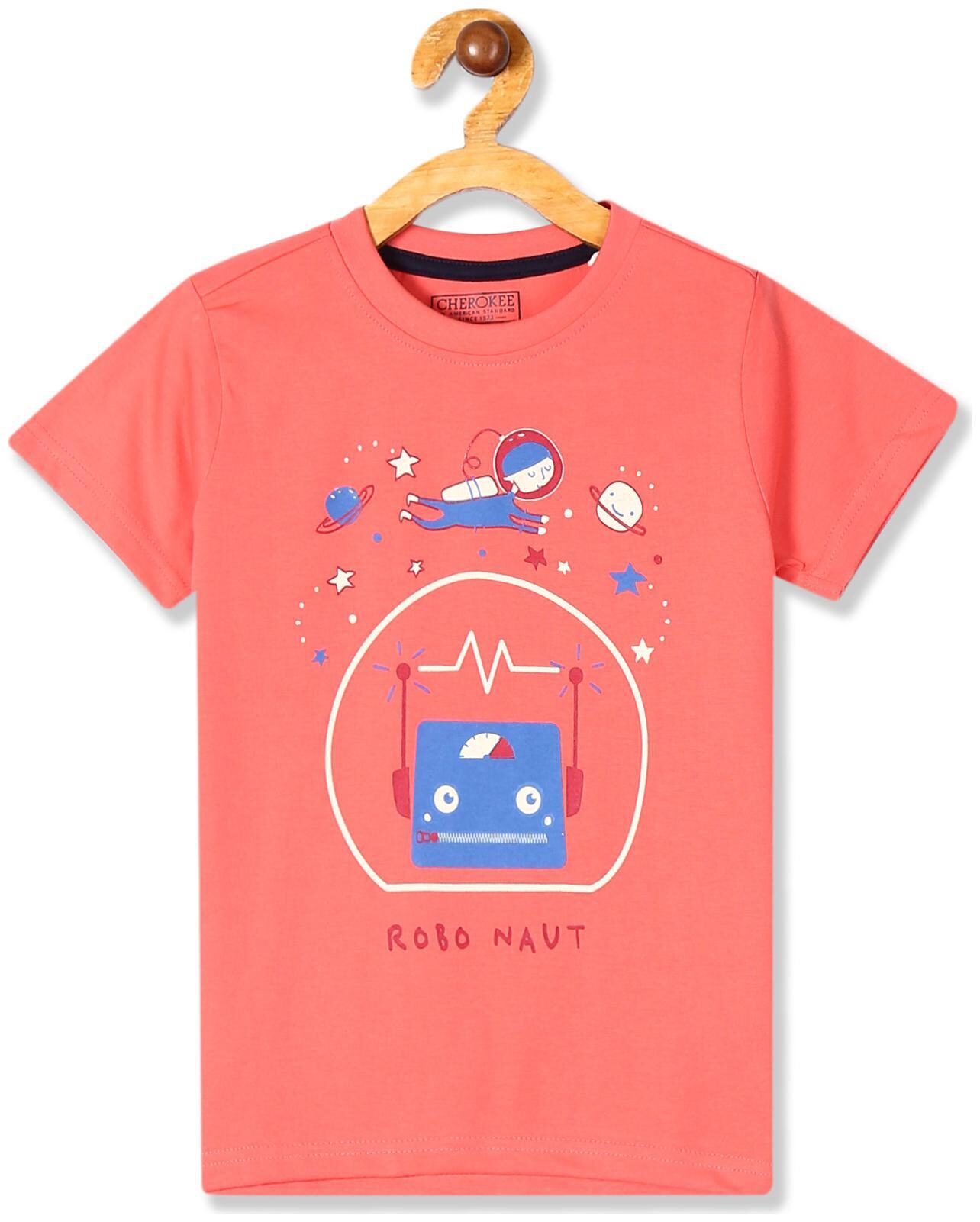 

CHEROKEE Boy Cotton Printed T-shirt - Pink