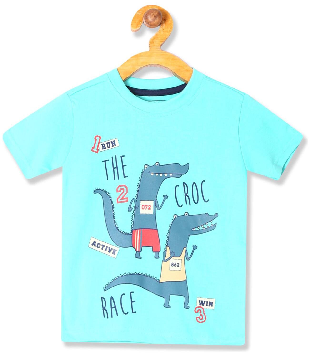 

CHEROKEE Boy Cotton Printed T-shirt - Green