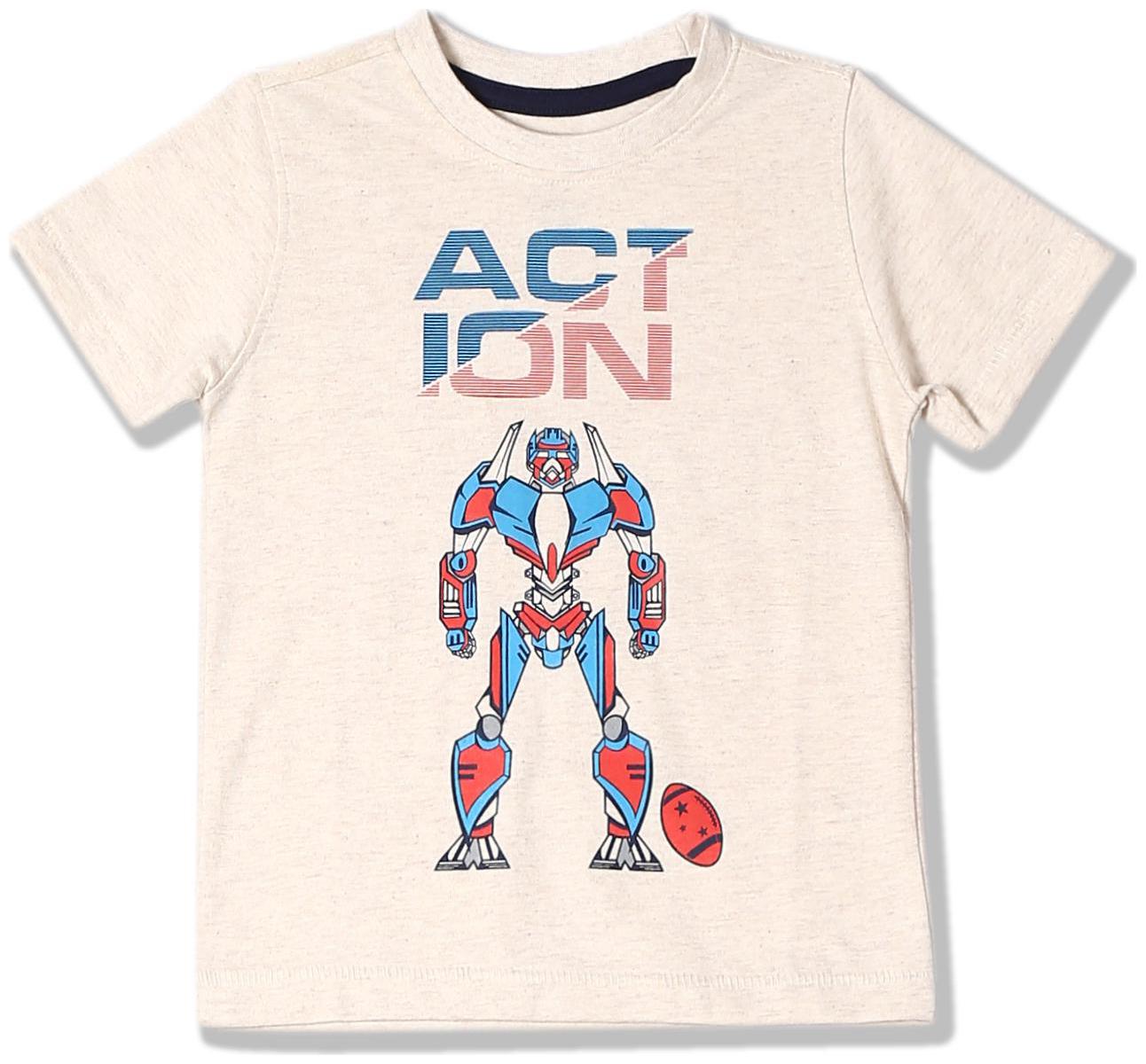 

CHEROKEE Boy Cotton Printed T-shirt - Beige