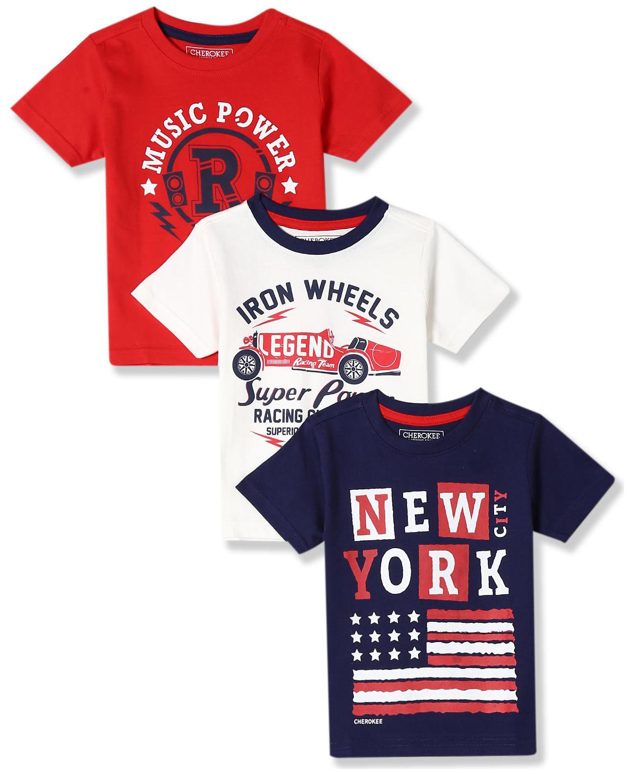 

CHEROKEE Boy Cotton Printed T-shirt - Multi