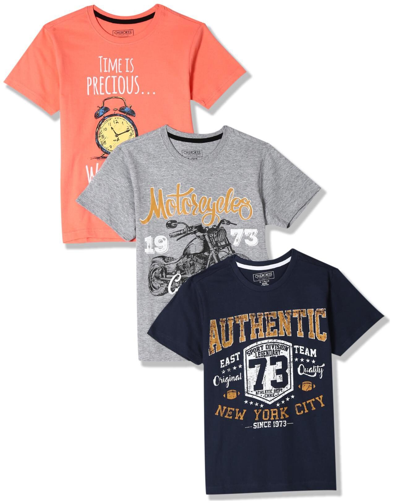 

CHEROKEE Boy Cotton Printed T-shirt - Multi