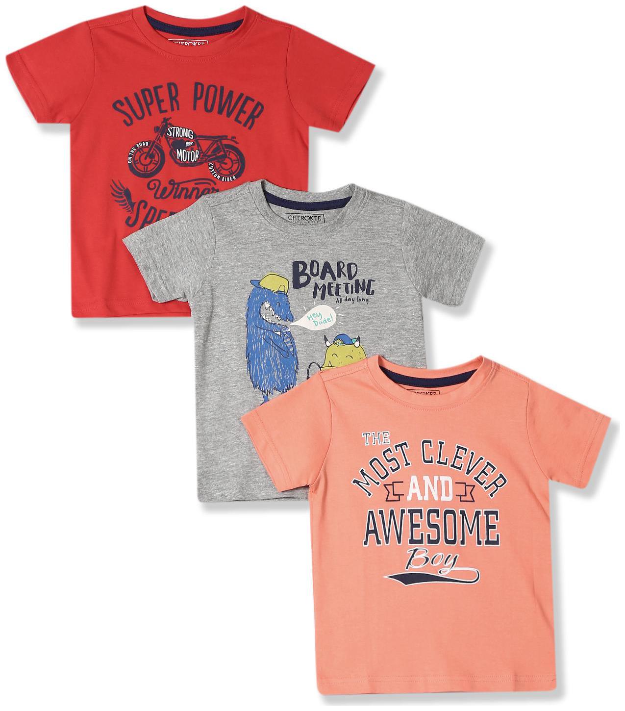 

CHEROKEE Boy Cotton Printed T-shirt - Multi